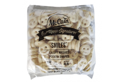 McCain Smiles Crispy Mashed Potato Shapes (1.81kg per pack)